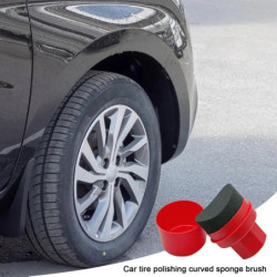 Car Tire Waxing Sponge With Lid scratch free Soft Car Cleaning Auto Detailing Brush Portable Car Wax Applicator Pad For Vehicles