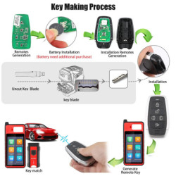 Autel-programador de generador de llaves inteligente para coche, MaxiIM IKEY serie estándar, Universal, independiente, para Maxi