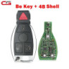 CGDI MB CG BE Key V1.2 Original para todos los Benz FBS3, 315MHZ/433M, funciona con el programador CGDI MB y obtén 1 ficha grati