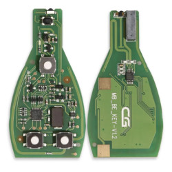 CGDI MB CG BE Key V1.2 Original para todos los Benz FBS3, 315MHZ/433M, funciona con el programador CGDI MB y obtén 1 ficha grati