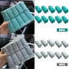 Car Cleaning Sponge Cloths Detailing Suede Sponge Applicator Car Wax Polishing Pad With Ceramic Coating Pack Of 10