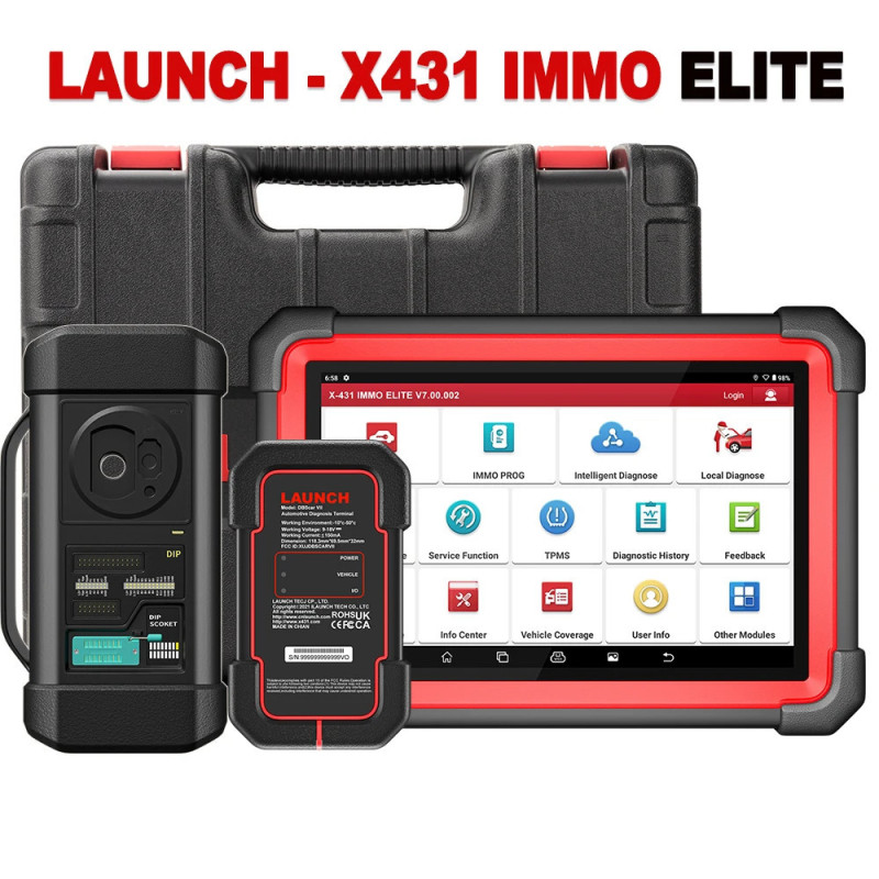 LAUNCH-programador de 3 Llaves X431 IMMO Plus X-PROG, herramientas de diagnóstico OBD2 para coche, programación antirrobo IMMO 3