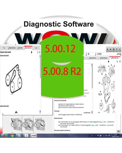 New 5.00.12 WOW Snooper 5.00.8 R2 With Keygen Diagnostic software insp