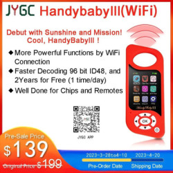 JYGC Handy BabyIII Chip copiadora de llaves de coche, programador de llaves automático, libre G/96bit 48 para 4D/46/47/48/G/King