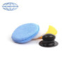 Volodymyr Wax Pad Applicator 3pcs 13cm Pads Per Kit Microfiber Sponge Plastic Handle for Car Cleaning Waxing Auto Care Detailing