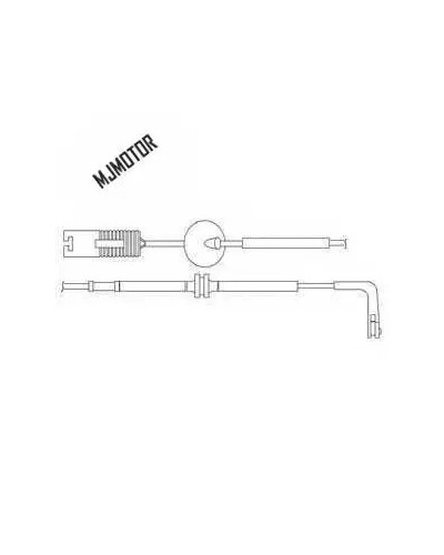 Sensor de desgaste de freno delantero/trasero para coche, piezas de mo