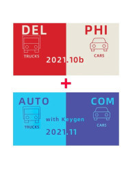 Delphis-herramienta de diagnóstico OBD2, dispositivo Compatible con Bluetooth, Software keygen DS 2023, Autocoms 150, novedad de