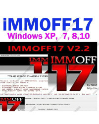 IMMOFF17 Software de coche EDC17 MED 17 Immo Off Ecu función de programa EEPROM IMMO parche de corrección de suma de comprobació