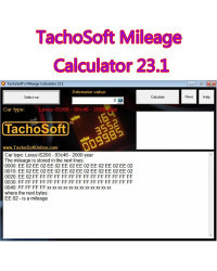 TachoSoft-software de calculadora de kilometraje, software de corrección de kilometraje 23,1, versión completa, compatible con m