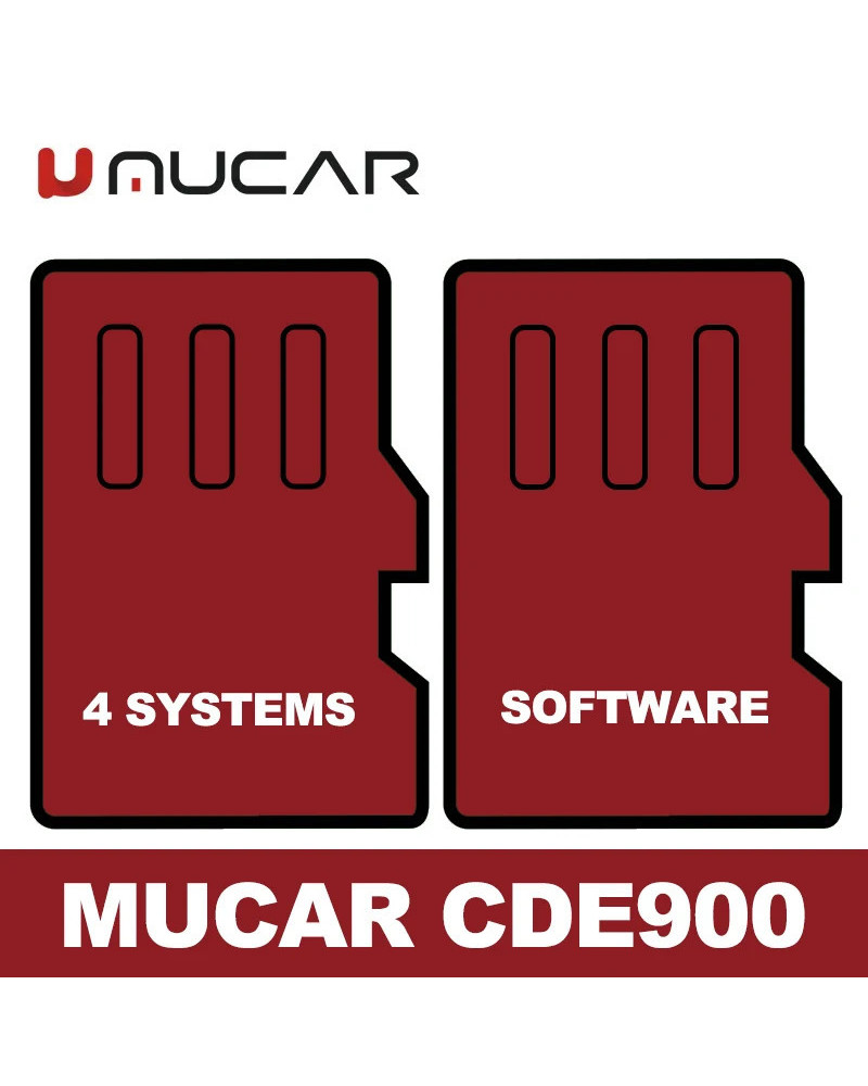 MUCAR-Software de actualización CDE900, 28 funciones de reinicio y ECM, ABS, SRS, TCM, T-CODE