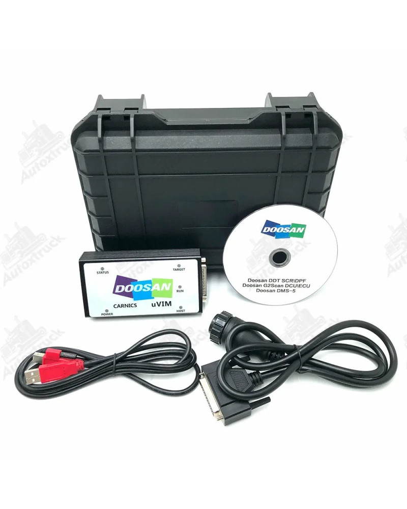 Herramienta de diagnóstico DDT SCR DPF G2 Scan DCU ECU, Hardware de DMS-5 + versión de Software para excavadora Doosan