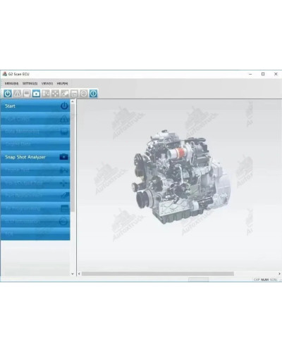 Herramienta de diagnóstico DDT SCR DPF G2 Scan DCU ECU, Hardware de DMS-5 + versión de Software para excavadora Doosan