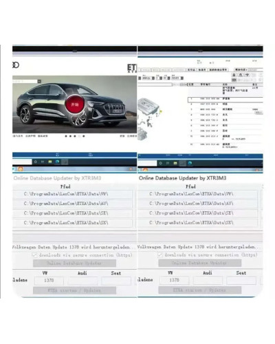 Catálogo de piezas electrónicas de vehículos de grupo Elsawin 2024 + ET/KA 6,0, compatible con ForV/W + AU/DI + SE/AT + sko/da, 