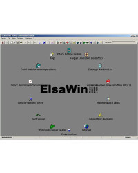 Elsawin-software de reparación para vehículos, catálogo de piezas electrónicas para a-udi para V-W A, novedad de 2023, 6,0