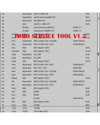 Software de reparación de automóviles, herramienta de servicio IMMO V1.2 immo off Virgin eeprom IMMO KEY PIN CODE calculadora BS