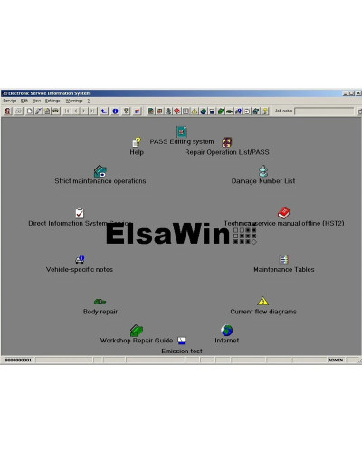 Herramientas de coche Elsawin 2024 + ET KA 6,0, grupo de vehículos, catálogo de piezas electrónicas, compatible con Software de 