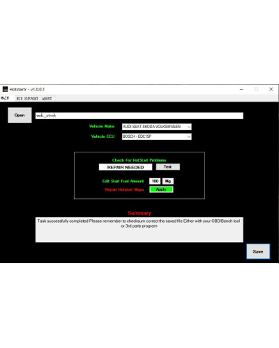 HotStartr-Verificación de Software para problemas de arranque, revisión de mapas de inicio, inicio de edición de la cantidad de 