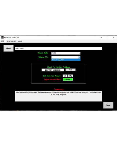 HotStartr-Verificación de Software para problemas de arranque, revisión de mapas de inicio, inicio de edición de la cantidad de 