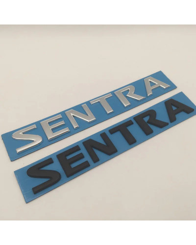 Emblema de letra de coche SENTRA, calcomanías de maletero trasero, ins