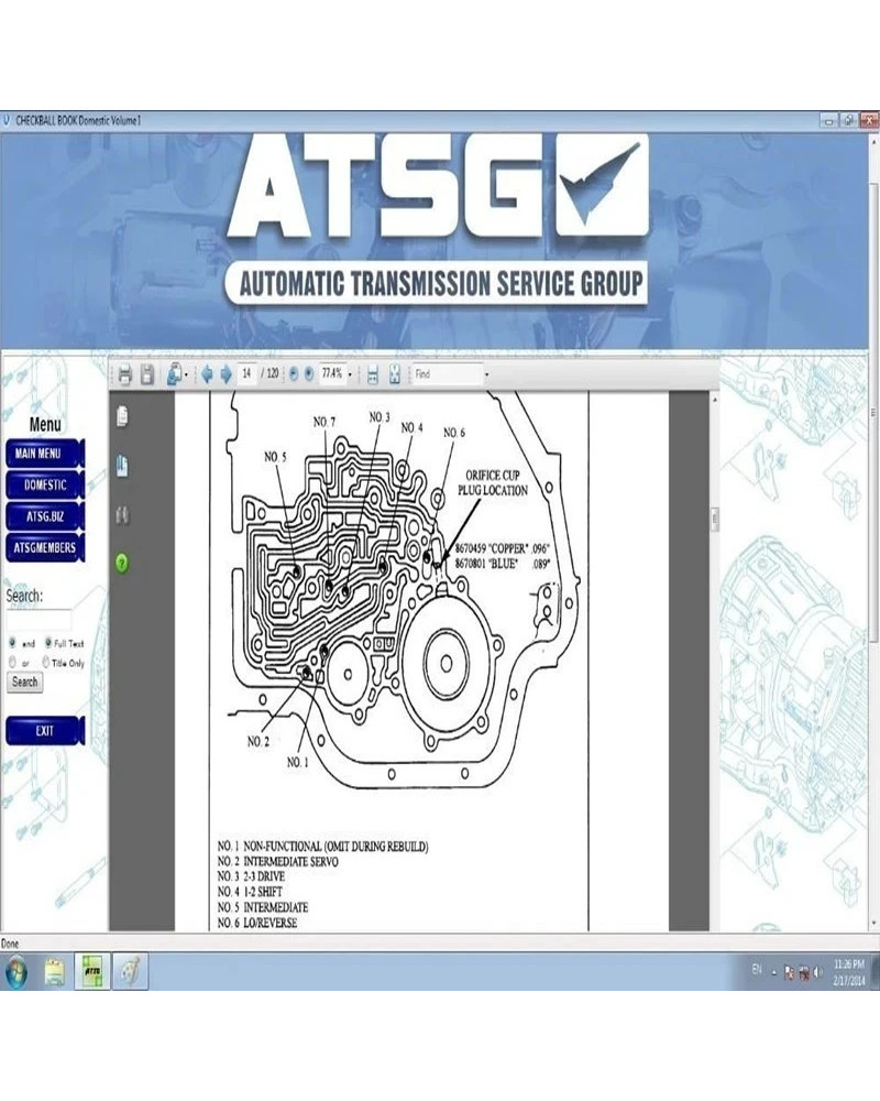 ¡OFERTA 2023 ATSG 2017 información de reparación de grupo de mantenimiento de transmisión automática, Unidad de Software de rep