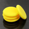 12pcs Car Sponge Detailing Applicator Pads 10cm Super Soft Cleaning Yellow Round Car Polishing Wax Foam Sponge for Clean Cars