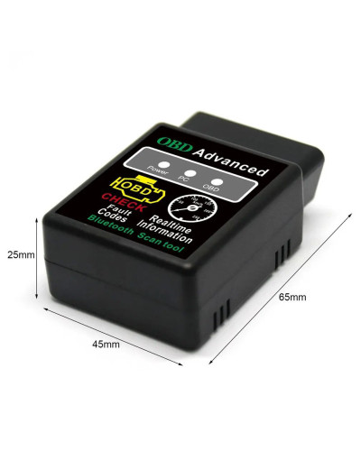 Herramienta de diagnóstico de coche OBD V2.1 V1.5 ELM327 OBD2, autoescáner OBDII, probador de coche, Bluetooth 5,1, para Android