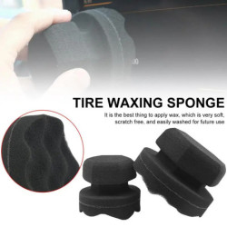 Hex Grip Applicator Handheld Tire Waxing Sponge 20g High Quality Density Durable Reusable Cleaning Washing Ultra-fine Scrubber