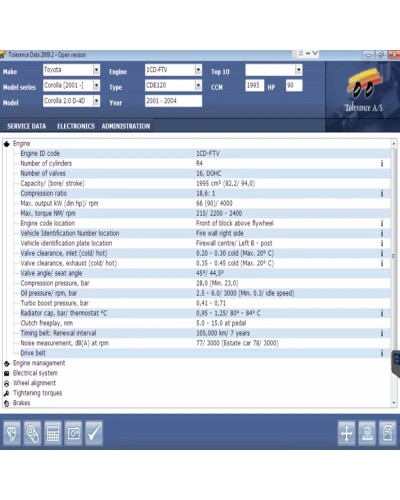 Software de reparación de automóviles, Programa de datos de tolerancia 2023, con Keygen gratuito, instalación de guía de vídeo, 