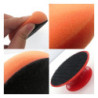 4 Inch Car Wax Applicator Pads Set with Red Handle Soft Sponge Applicators Foam Wax Pad for Polishing and Cleaning Cars