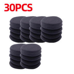 30/40Pcs Car Round Polish Wax Foam Applicator Pads 10CM Sponge Clean Washer Washing Tool