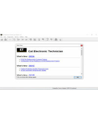 Software de diagnóstico Cat ET Caterpillar, 2023A, ET3 +, contraseña de fábrica, KG