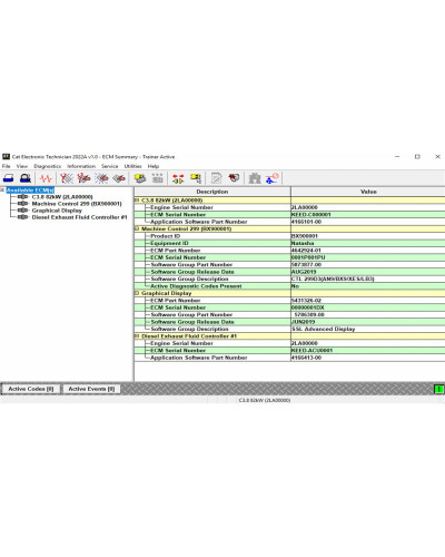 Software de diagnóstico Cat ET Caterpillar, 2023A, ET3 +, contraseña de fábrica, KG