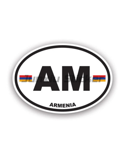 Armenia ARM AM bandera nacional pegatina de coche pegatinas de coche d