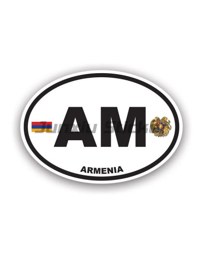 Armenia ARM AM bandera nacional pegatina de coche pegatinas de coche d