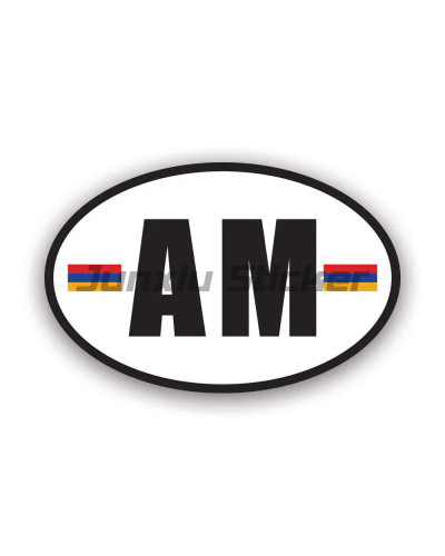 Armenia ARM AM bandera nacional pegatina de coche pegatinas de coche d