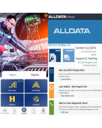 Alldata-Software para reparación de datos de coche, versión completa de inicio de sesión de cuenta en línea, Software para Auto 