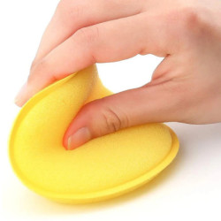 30/40Pcs Car Round Polish Wax Foam Applicator Pads 10CM Sponge Clean Washer Washing Tool