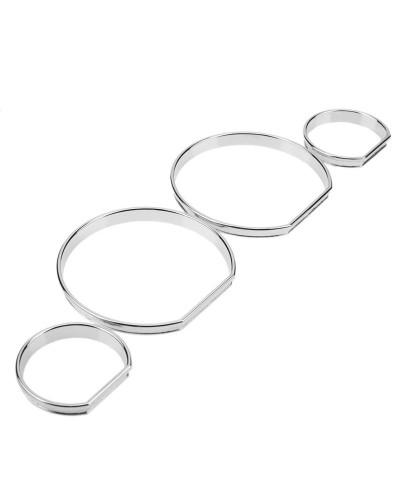 Anillos de Dial de tablero de calibre cromado, velocímetro embellecedo