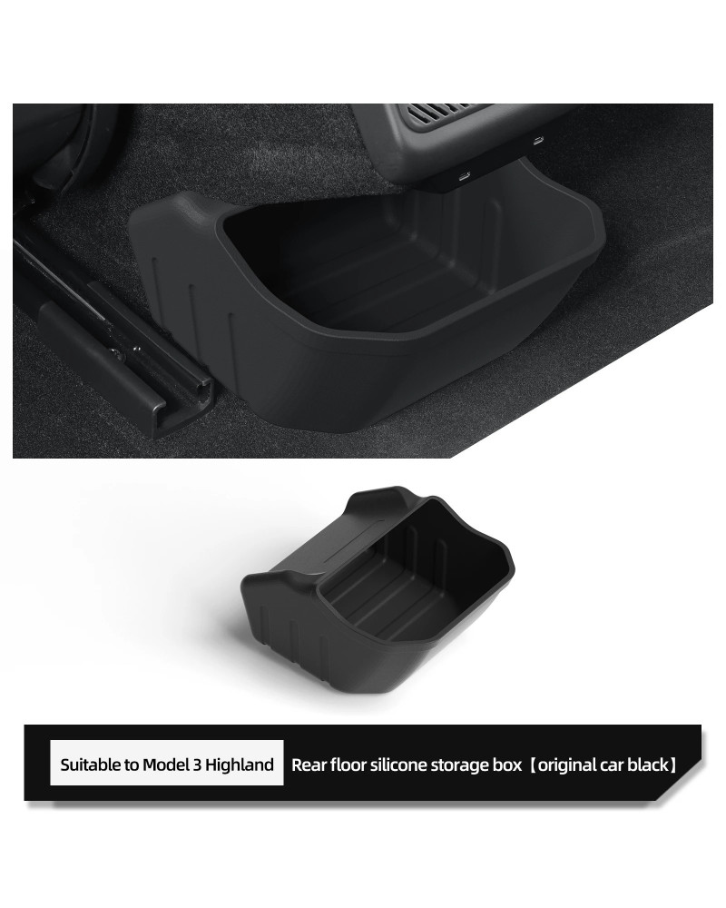 Caja de almacenamiento para asiento trasero Tesla Model 3 Highland, de