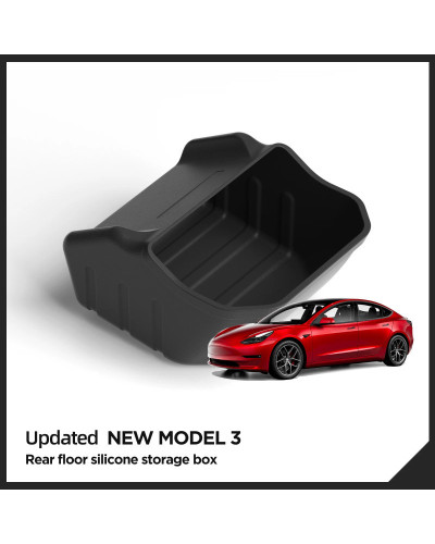 Caja de almacenamiento para asiento trasero Tesla Model 3 Highland, de