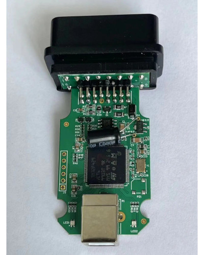 FLY 2024 VCDSCAN Unlimited VINs V24.8 codificación VAG COM HEX Real V2 STM32F429 para VW AUDI Skoda Seat herramientas de diagnós