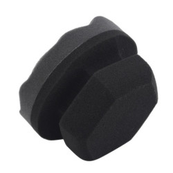 Car Wax Polishing Sponge hexagonal grip applicator hand tire wax sponge High Density Foam Sponge For Auto Waxing Accessories