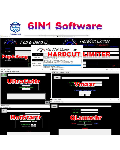 ECU Software 6 IN 1 PACKAGE HardCut Limiter Diesel + Petrol Engine Ult