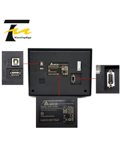 Delta-pantalla táctil HMI DOP-107BV, interfaz de máquina humana de 7 pulgadas, reemplazo DOP -B07S411, DOP-B07SS411, B07S410 con