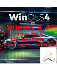 Herramienta de programación ECU Winols 4,7, Software + archivos Damos de 80GB + ECM TITANIUM 26100 + servicio Immo V1.2 + instal