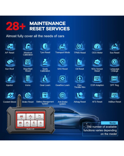 MUCAR-Herramientas de escáner profesional CS90 OBD2, 28 servicios de mantenimiento, sistema ECM, actualización gratuita de por v