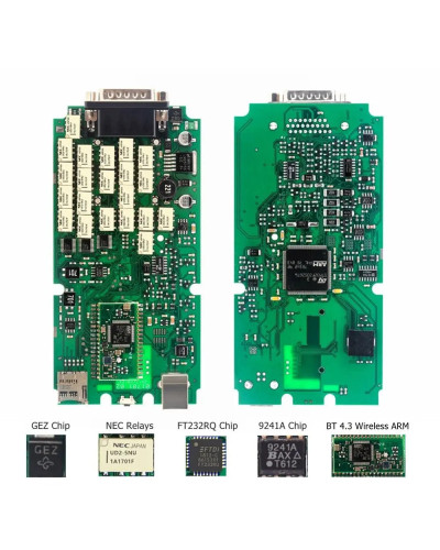 TCS Multidiag PRO +, placa única A +, Bluetooth 4,3, FW 3201, relé NEC V2022/2021,11, herramienta de diagnóstico de camiones y c