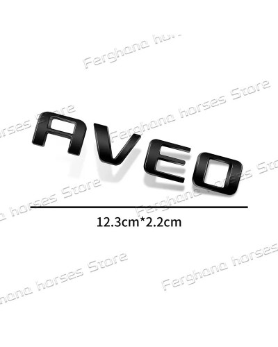 Insignia de maletero trasero de coche para Chevrolet Aveo, emblema de 