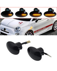 Luz LED intermitente secuencial, marcador lateral para FIAT 4S 63 3P NUOVA 500 ABARTH Ford KA DESDE Lancia YPSILON Maserati