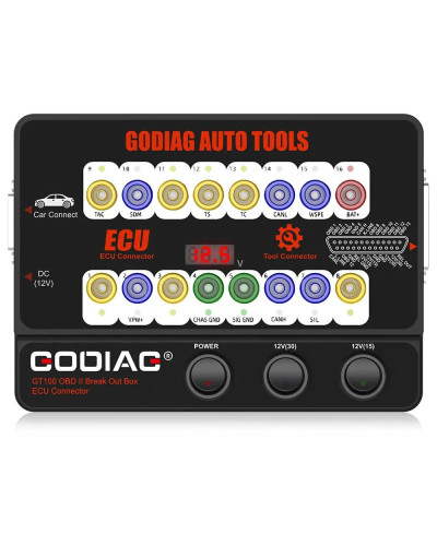 GODIAG GT100 Pro OBDII Break Out Box ECU Connector FEM/BDC CAS4/CAS4+ 